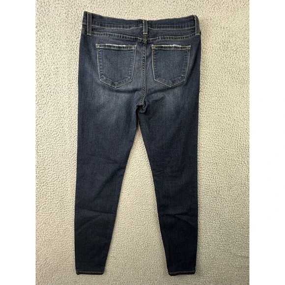 Judy Blue Jeans Womens 9/29 Dark Blue Denim Handsand Ultra Soft Rayon USA - Picture 2 of 11